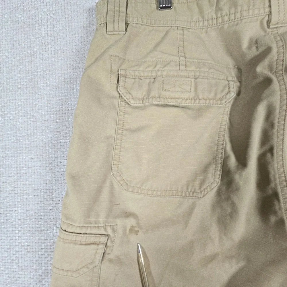 The North Face Mens Tan Ripstop Cargo Shorts Fits‎ 36 Hiking Utility Khaki